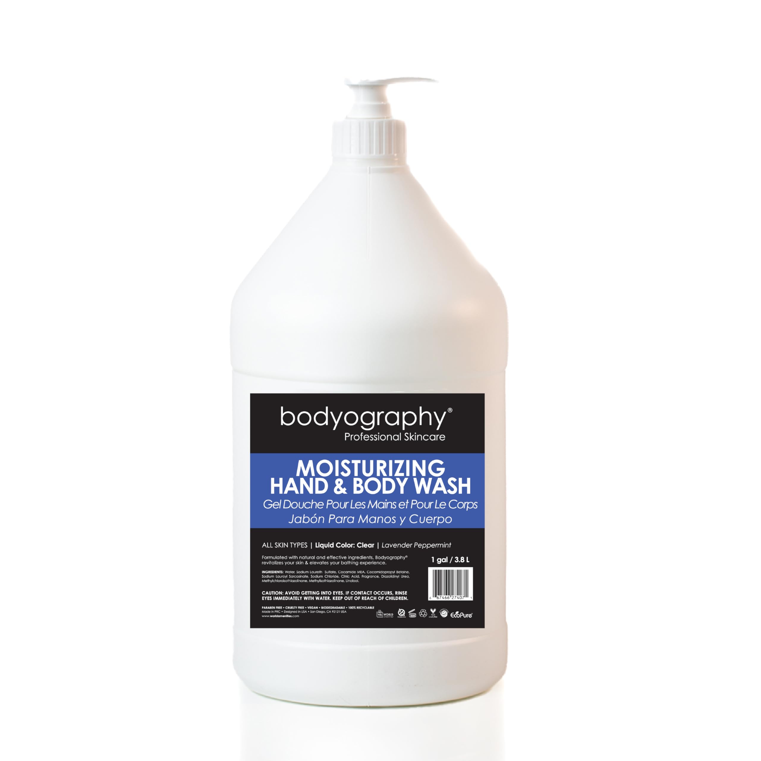 World Amenities Bodyography Hand Soap and Body Wash
