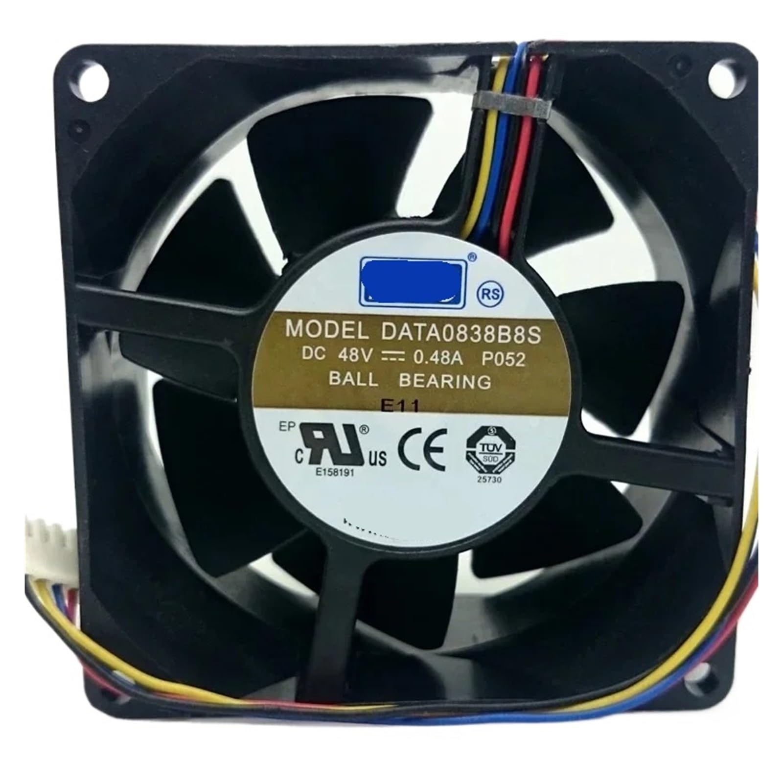 UWUKCJOKQ DATA0838B8S 8038 80 * 38mm DC 48V 0.48A 4-Pin Cooling Fan