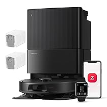 roborock QV 35A Set Robot Aspirapolvere, Antigroviglio, 8000Pa, Panno Sollevabile, Autolavaggio, Asciugatura ad Aria, Stazione Tutto in Uno, Evitare Ostacoli, Strategie di Pulizia dei Tappeti, Nero