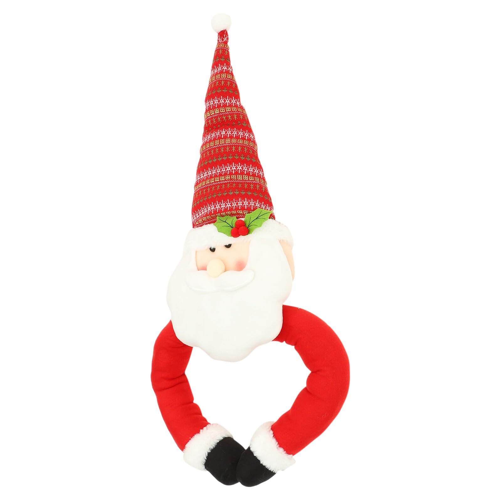 Decoración navideña de copa del árbol con Santa Claus de peluche UTHCLO resistente