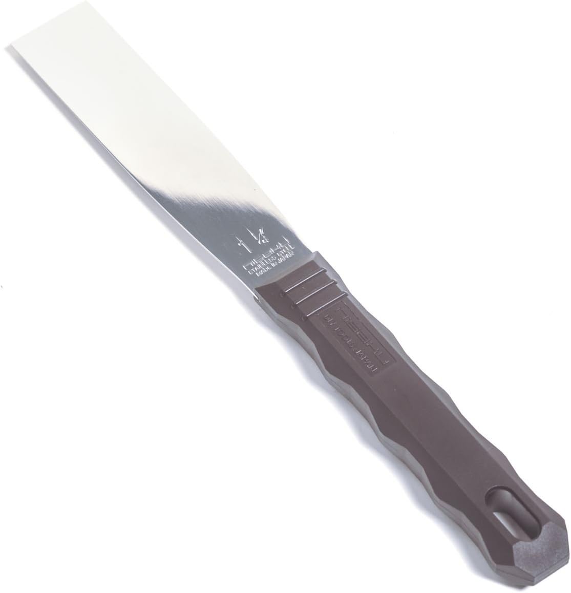Nisaku NJP342 Putty Knife, Authentic Tomita (Est. 1960) Japanese Stainless Steel, 1.25" Blade