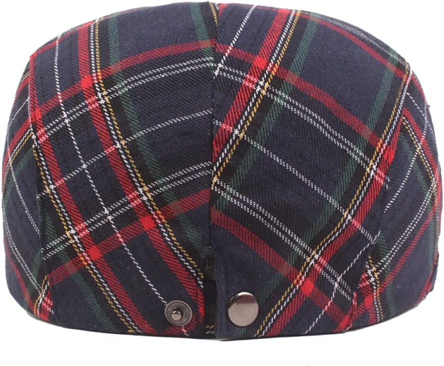 Quanhaigou Men's Cotton Flat Ivy Gatsby Newsboy Driving Hat Adjustable Irish Cabbie Ivy Driving Hunting Cap - Image 3