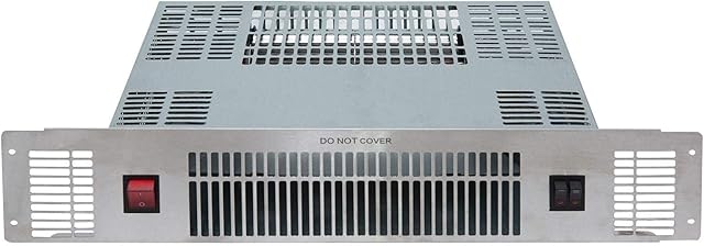 SIA PLH1 2kW Stainless Steel Slimline Electric Kitchen Plinth Heater