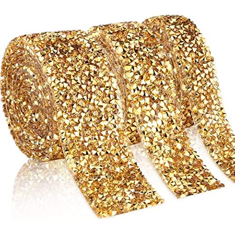 Outus Crystal Rhinestone Ribbon for Crafts Cover