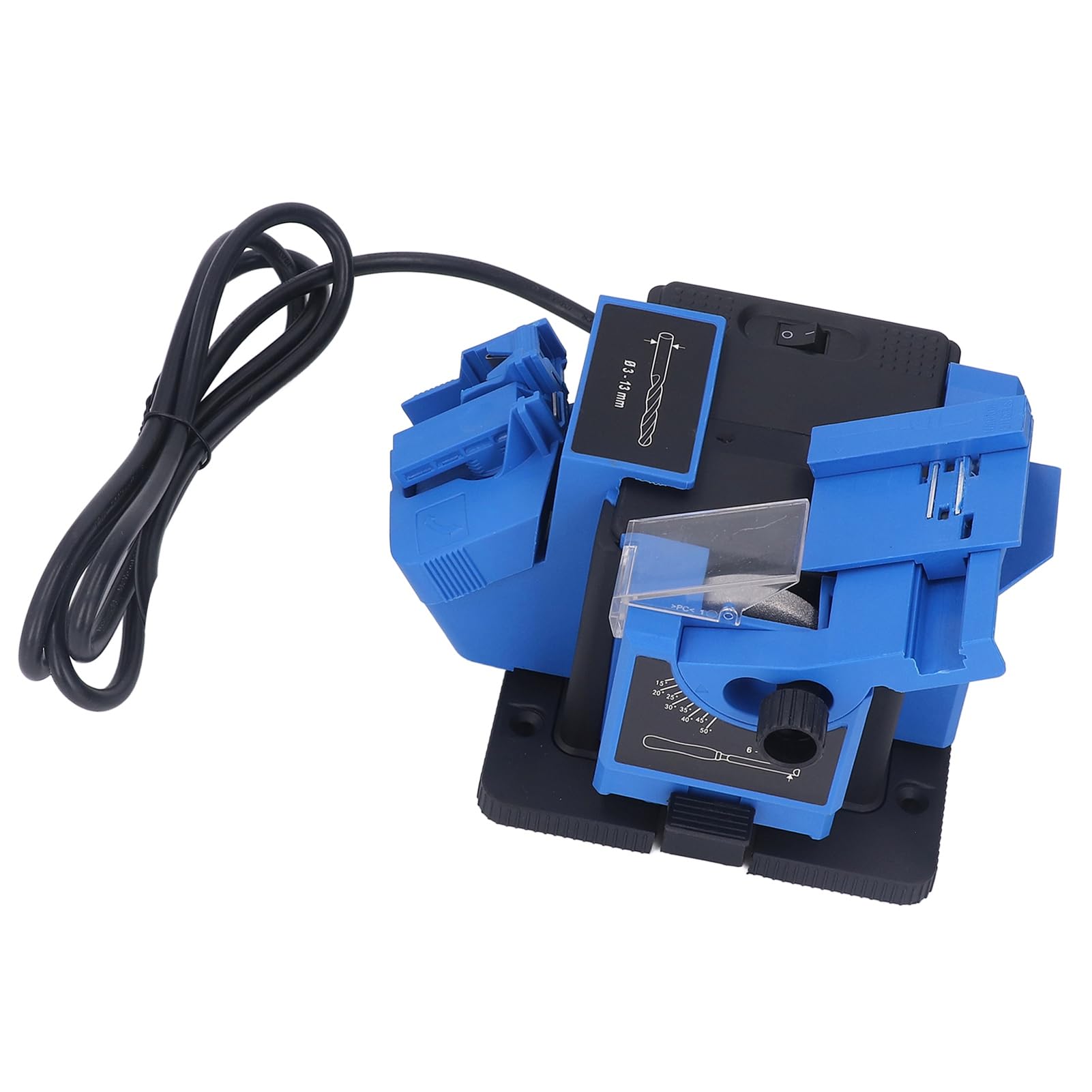 Ausla Afilador Multitarea, Estación de Afilado Universal de 65W, Máquina de Afilado Electrónica Multifuncional para Cuchillos, Brocas, Cinceles, Tijeras (EU enchufe 220V)