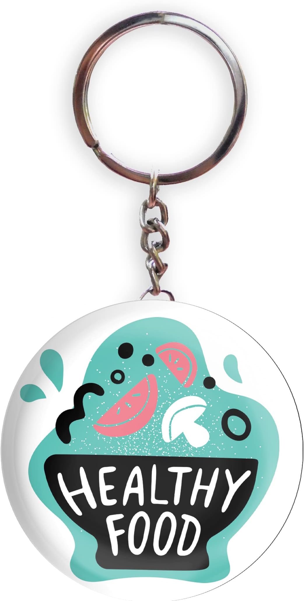 HOLA Keychains Yellow Color Handmade Bottle Opener Food Health Glossy Finish Design Pack of 1(5.8 cm X 5.8 cm)