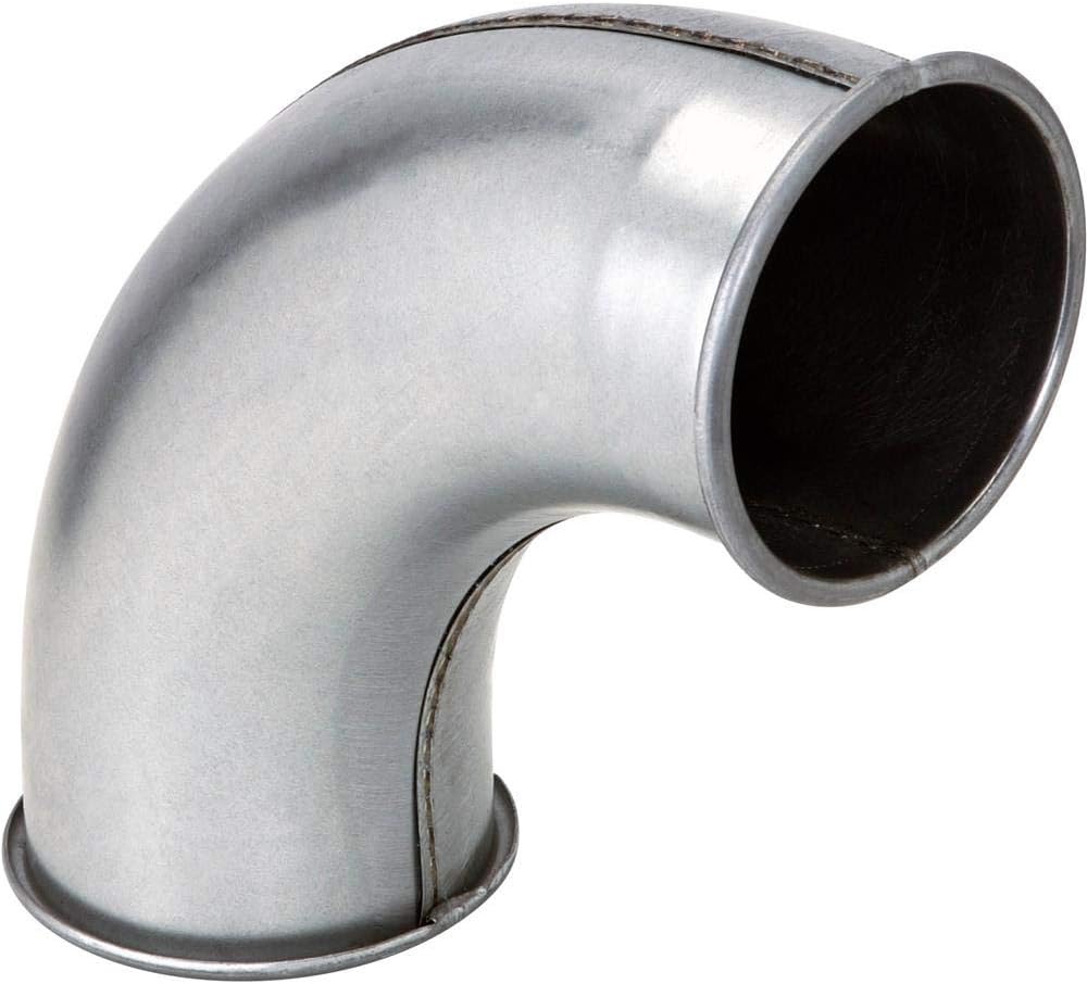 US Duct G6169 - 4" 90 Deg Industrial Dust Collection Long Radius Elbow