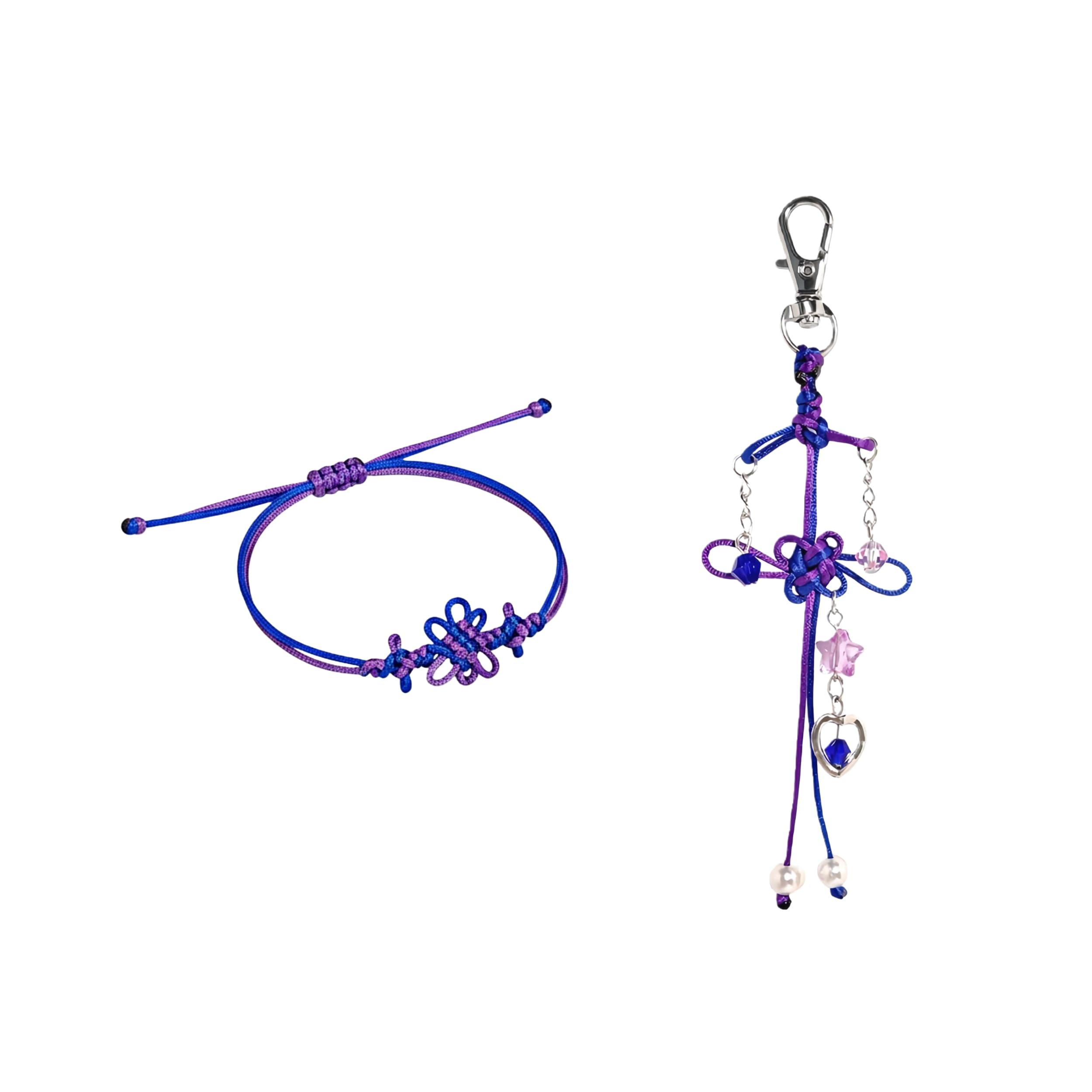 SAVITO Matching Friendship Bracelets, BFF Best Friend Couple Korean Knot Bracelet Toys Merch Rumi Jinu Accessories Valentine's Day Gift for Women Couples