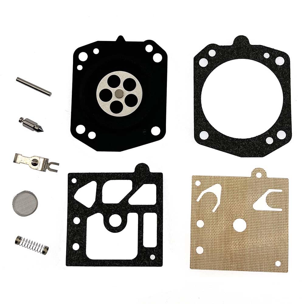Be In Your Mind 2 Sets Vergasermembran Reparatursatz kompatibel mit Husqvarna 40 45 49 51 55 H55 H51 240R 245R Kettensäge & Trimmer Vergaser Zama RB-45