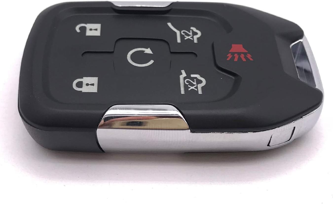 6 Buttons Replacement Key Fob Cover Case fits for 2014 2015 2016 2017 Chevrolet Chevy Suburban Tahoe GMC Yukon Keyless Entry Key Fob Shell