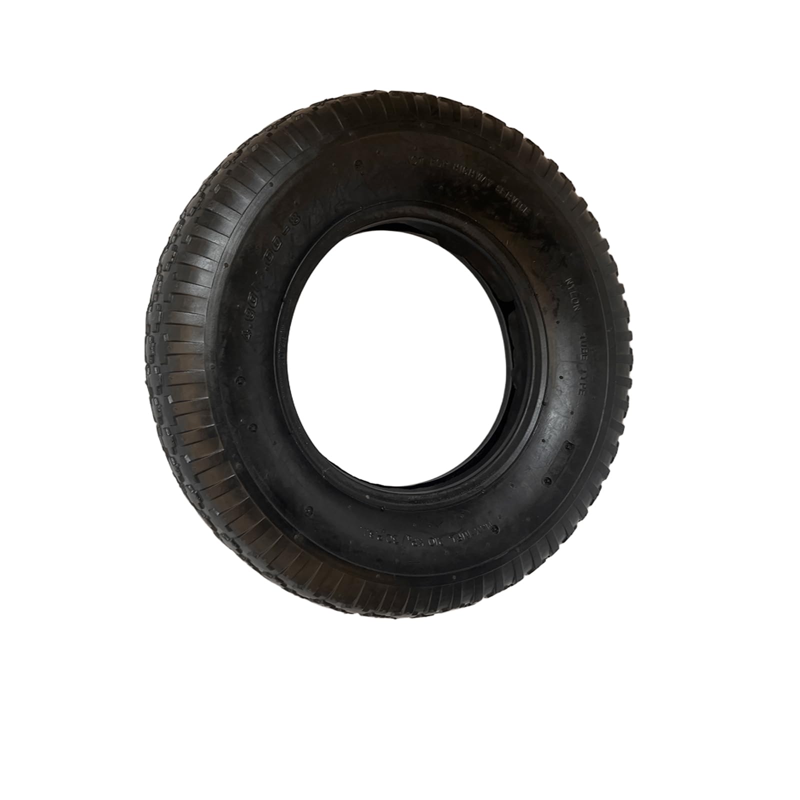 2 neumáticos para carretilla 4.80/4.00-8 con juego de manguera, neumáticos de repuesto 4PR, rueda de carretilla, neumáticos de goma robustos, carga de 250 kg, perfil para terrenos de