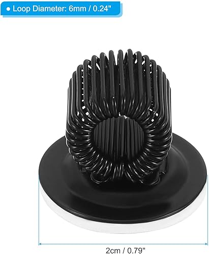 Miniatura 2 de PATIKIL Clips para bolígrafos, 3 unidades, de metal, autoadhesivos, organizador de lápices para oficina, pared, refrigerador, pizarra blanca, mapa,