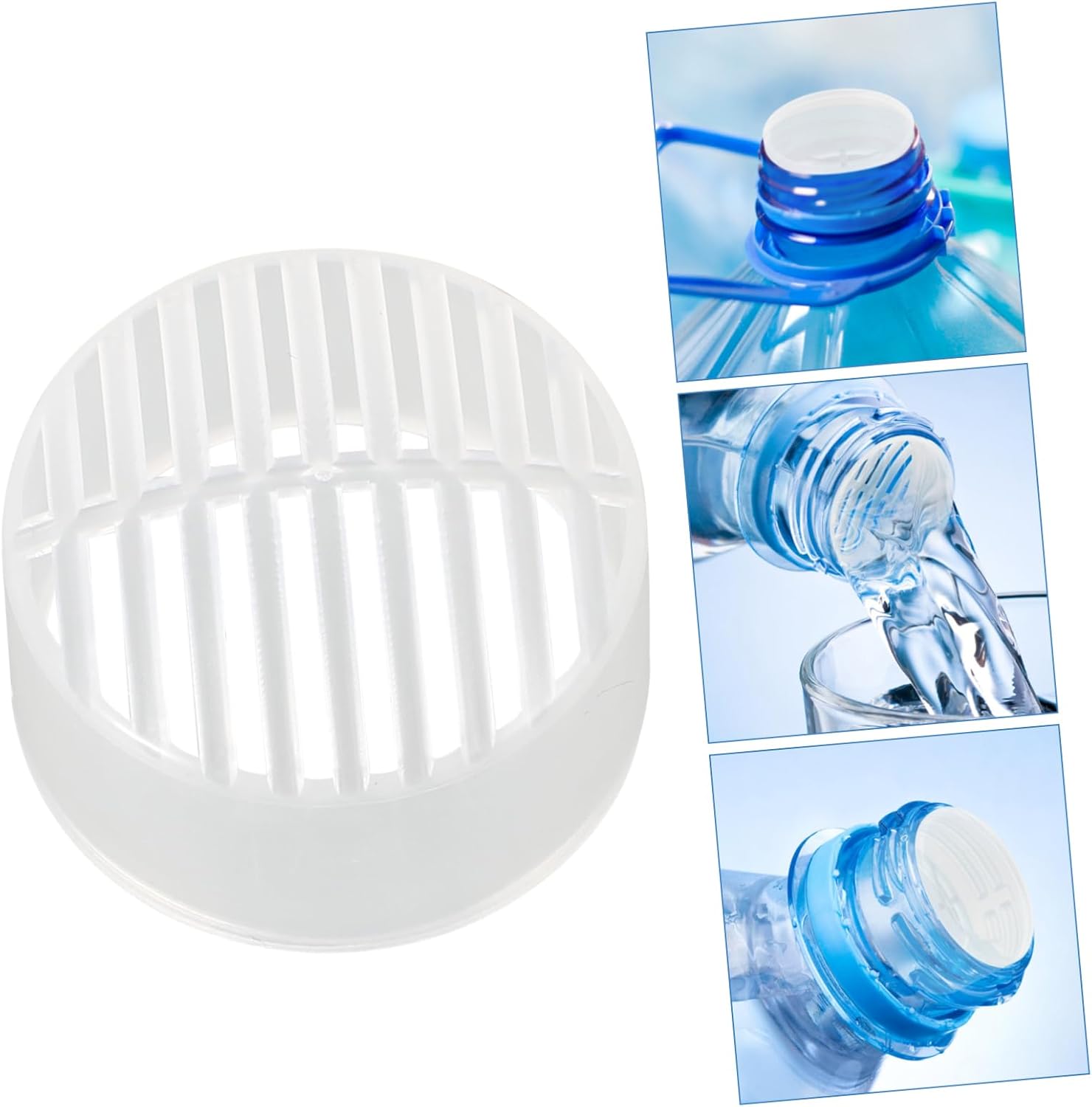 100Pcs Mineral Water Bottle Filters Made From Food-grade PP Material Portable Cold Brew Tea and Juice Strainers for Outdoor Hiking Camping Compatible with Specialized Plastic Bottles