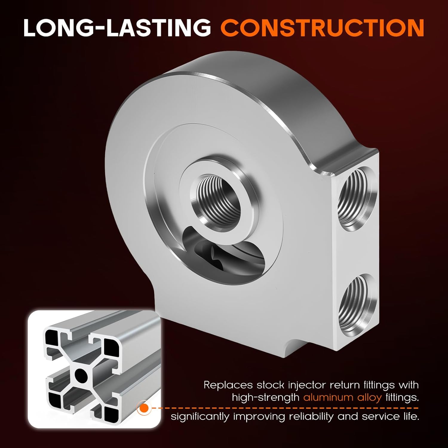 121003 Fuel Filter Conversion Kit Compatible with Ford 6.7L Powerstroke 2011-2025 F-250, F-350, F-450, F-550