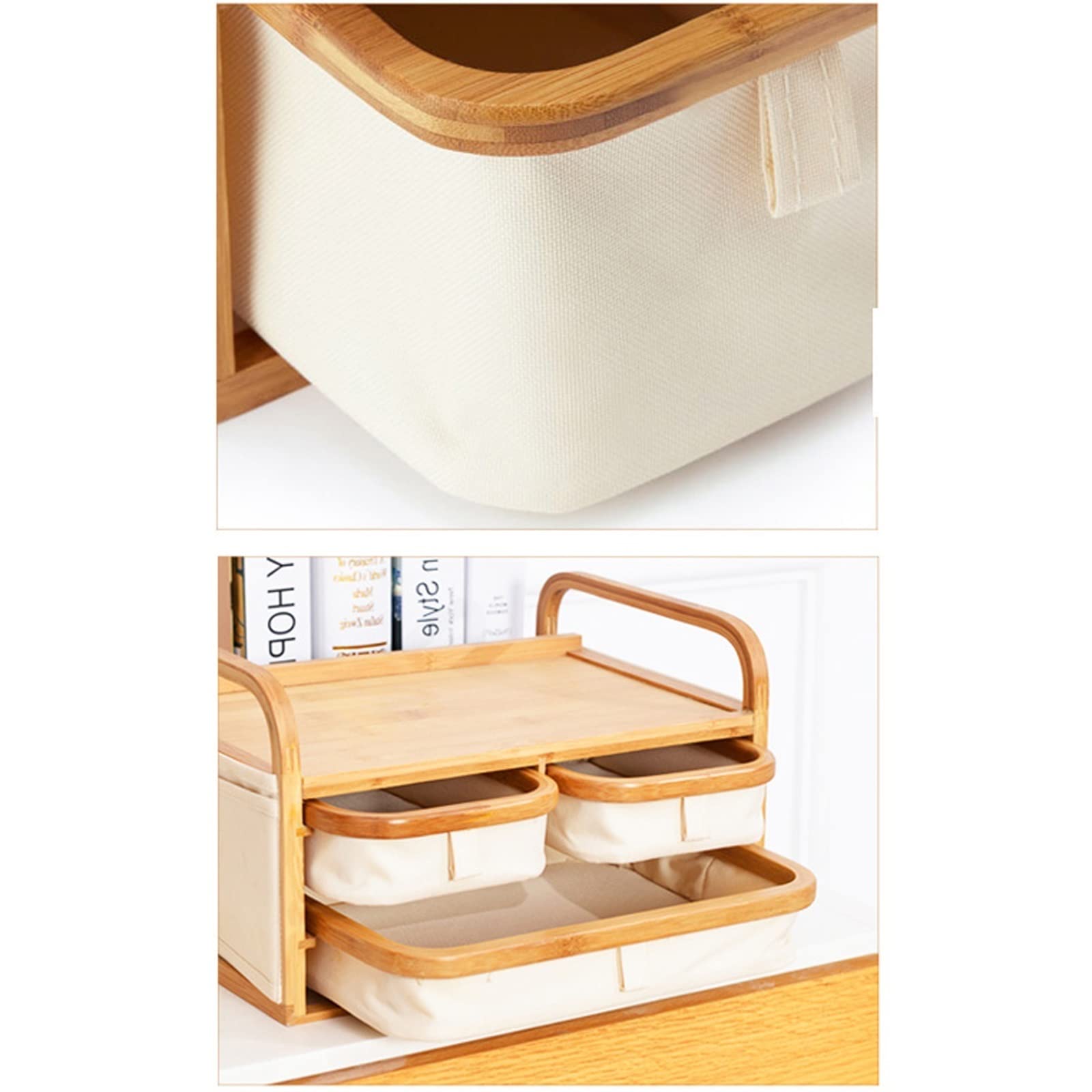 Porta Trucchi Organizer Scatola di stoccaggio dell'armadio cosmetico Adatto for i prodotti for la cura della pelle for for for del rossetto for da banco camera letto Vanity(L)