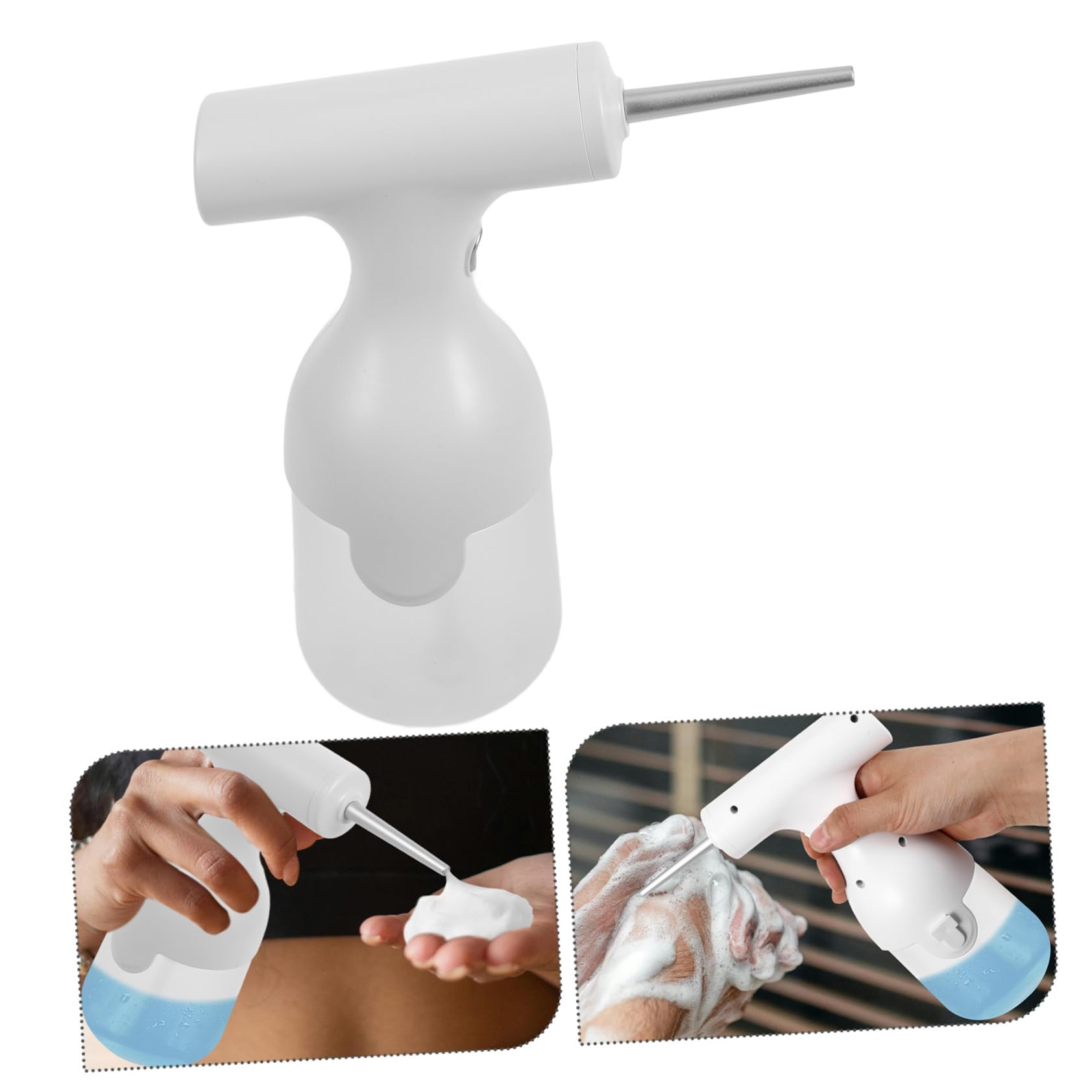 minkissy 5 Juegos Electrico Gel De Baño De Espuma Limpiador Facial Champú Limpiador Espuma De Lavado De Cara Fabricante De Burbujas Para Lavado De Cara Abs.pp.silicona