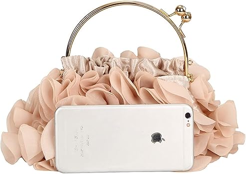 Amazon | [NOMIMAS] バラ パーティーバッグ 手作りの花 手持ち