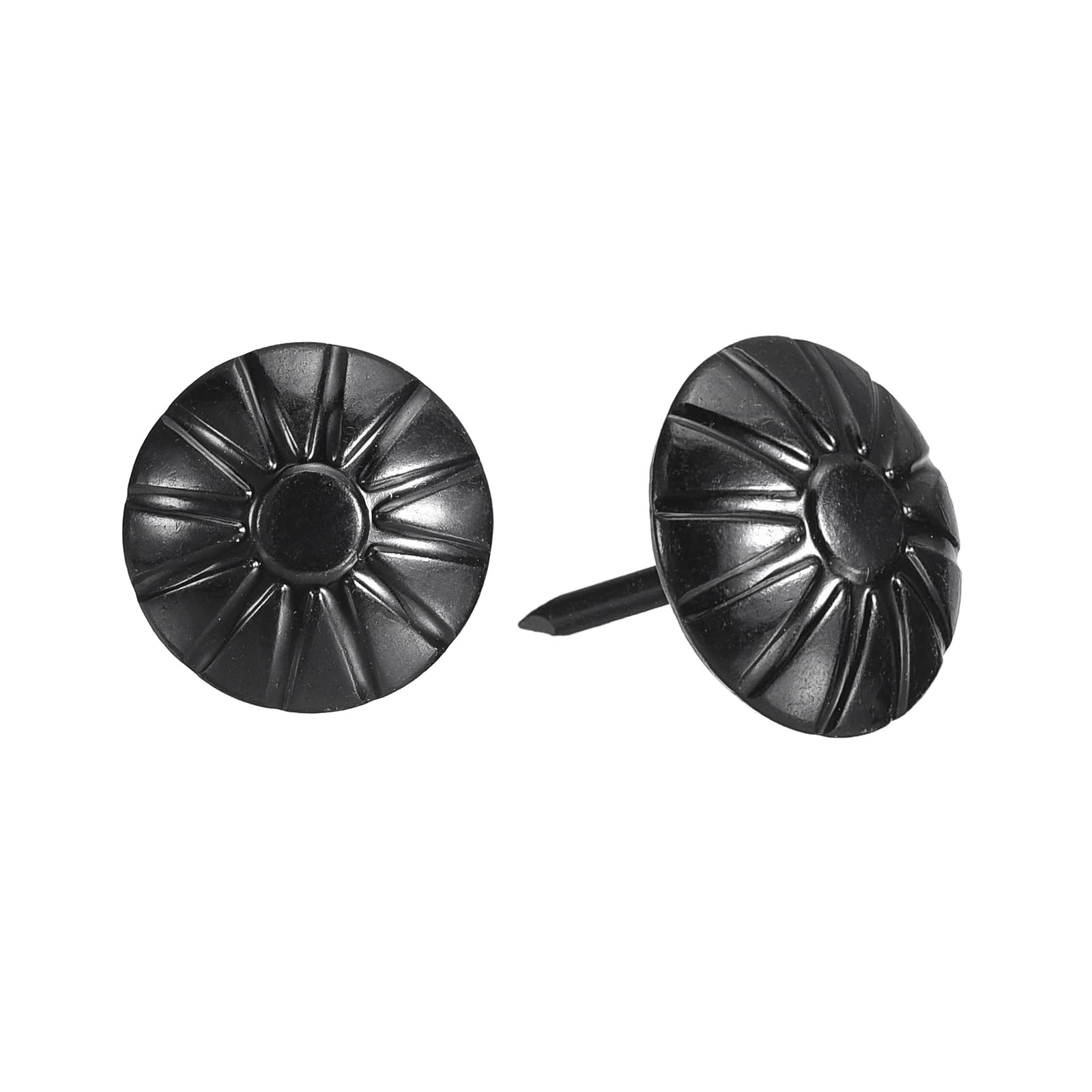 Épingles à clous en acier au carbone 16x20mm 100 pièces clou tapissier noir pour meuble bois