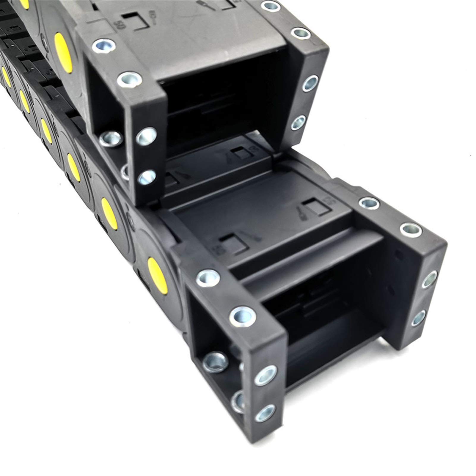 Catena Portacavi In Nylon Serie Silent - S40 X 75, 1 Metro, Per Macchine CNC, Robotica, Protezione Cavi