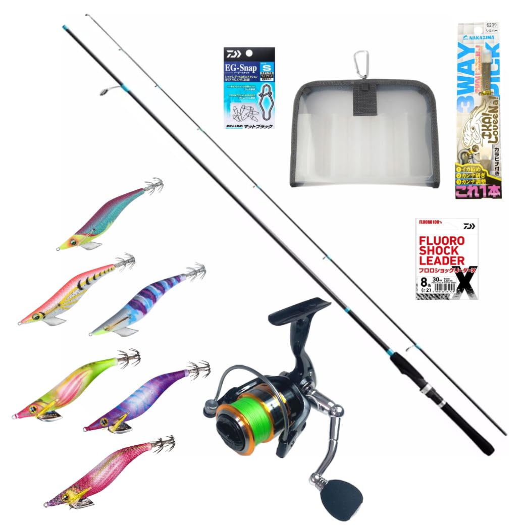 DAIWA - エギング  タックル　セット DAIWA（釣り） エギング入門セット ロッド・ダイワリールPE