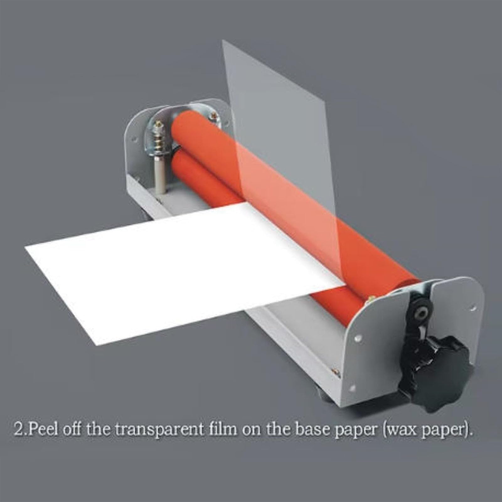 Laminatore a Freddo Manuale, Laminatore a Pressione Manuale di 12 Pollici con Album Fotografico da 6 Pollici, Larghezza 254 mm e Spessore del Materiale 5 mm per Ufficio, Scuola, Foto, Poster, Matrimon