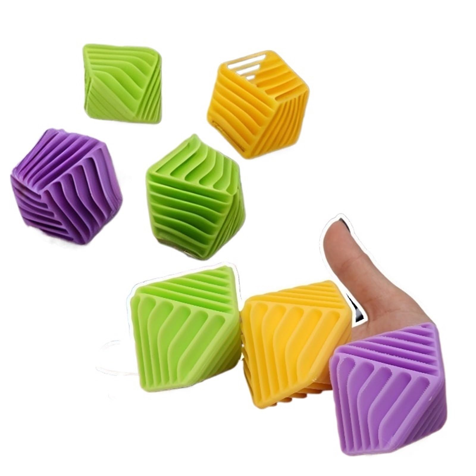 Palline Per Lavatrice Sfera for bucato riutilizzabile anti-avvolgimento 12/6 pezzi | Abbigliamento Strumenti for la pulizia dei capelli Forniture for lavatrice antigroviglio(Green- 6PCS)
