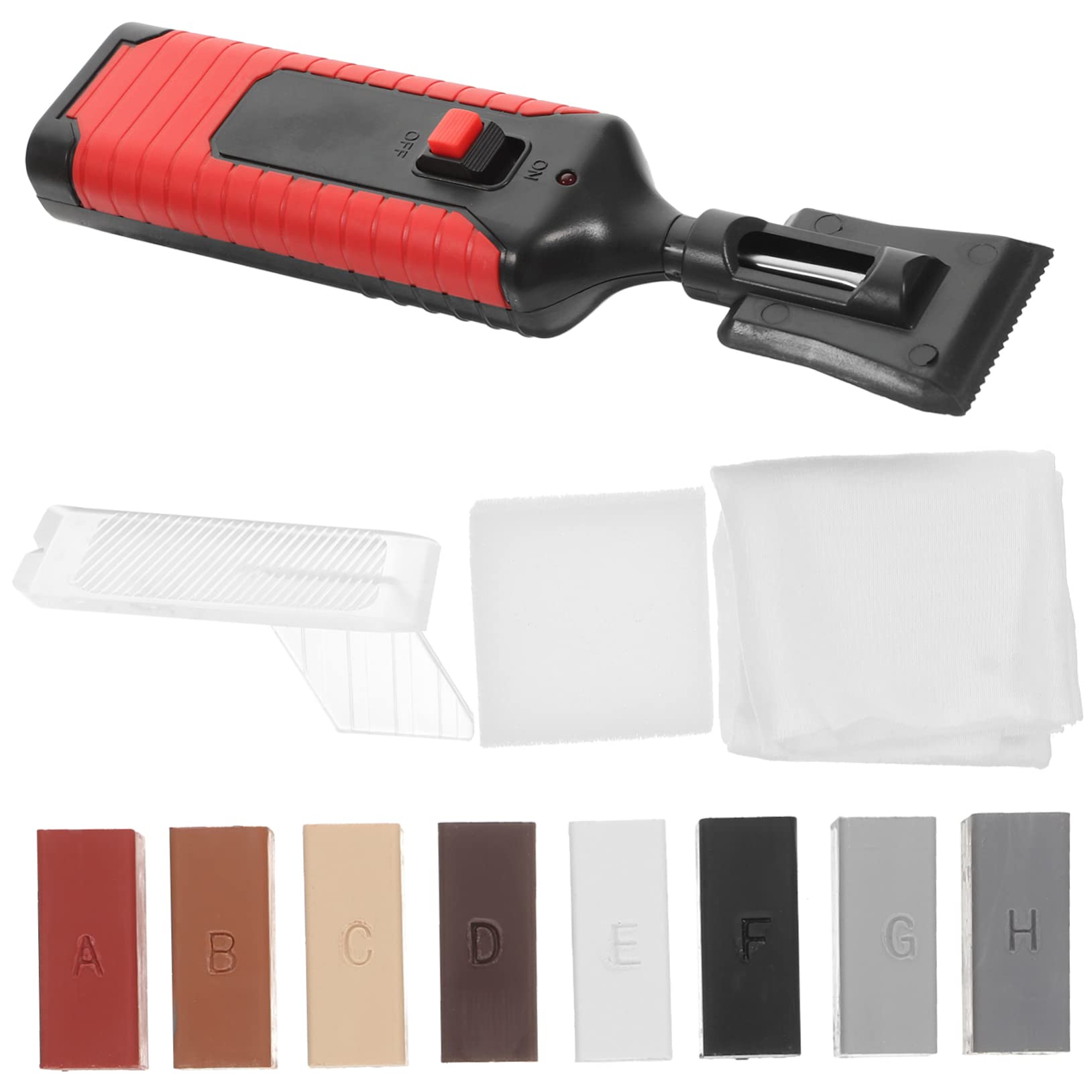 SHINEOFI 1 Juego Kit de Reparación de Azulejos de Porcelana Color Wax Blocks para Reparar Arañazos y Encimeras Herramienta de Reparación para Daños Cocina