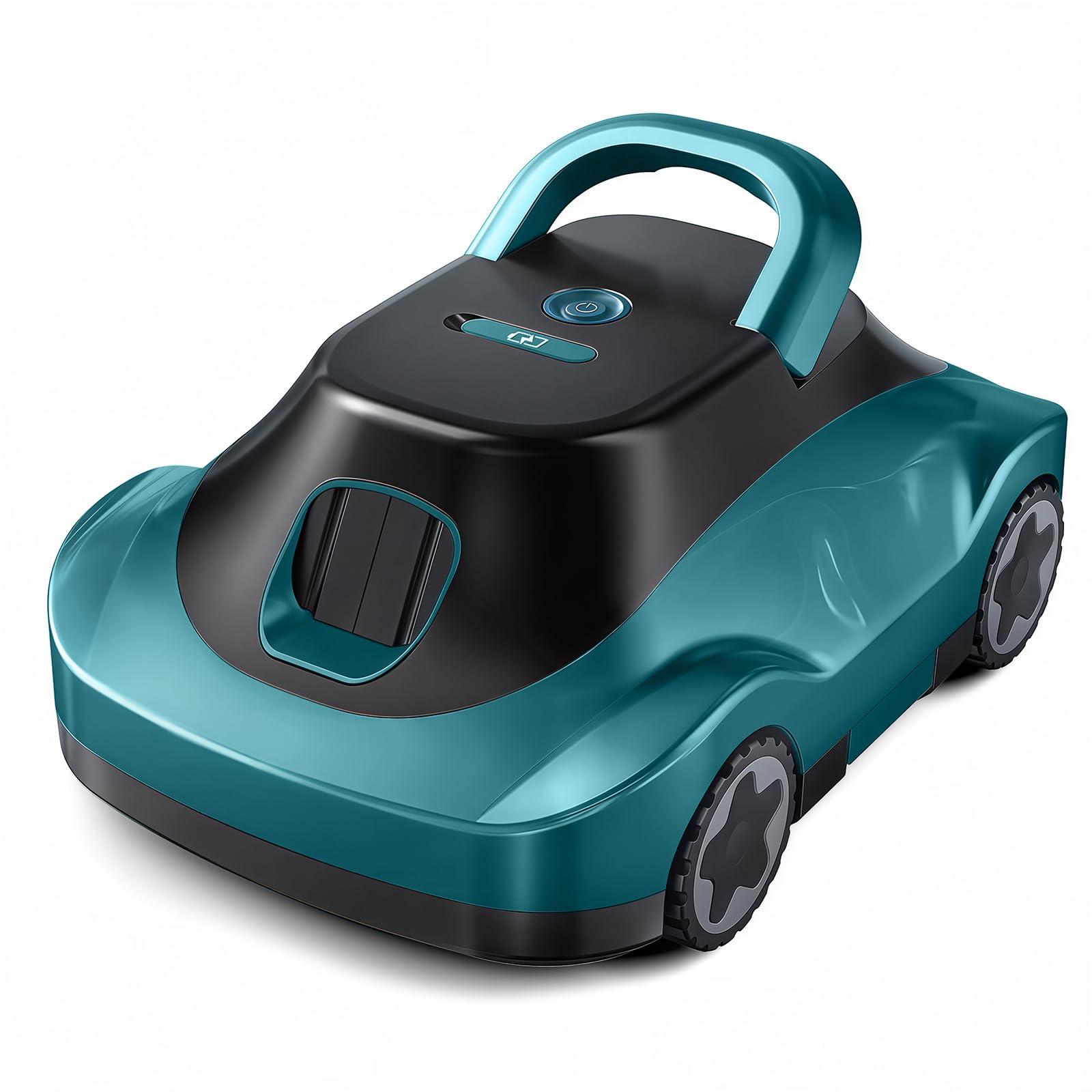 Robot Piscine, Aspirateur Piscine sans Fil, Nettoyeur de Piscine, 180 Min d'Autonomie, Aspiration Puissante, Auto-Parking, 2.7L Panier Filtrant, Robot Piscine sans Fil pour Piscines Hors Sol 200m²