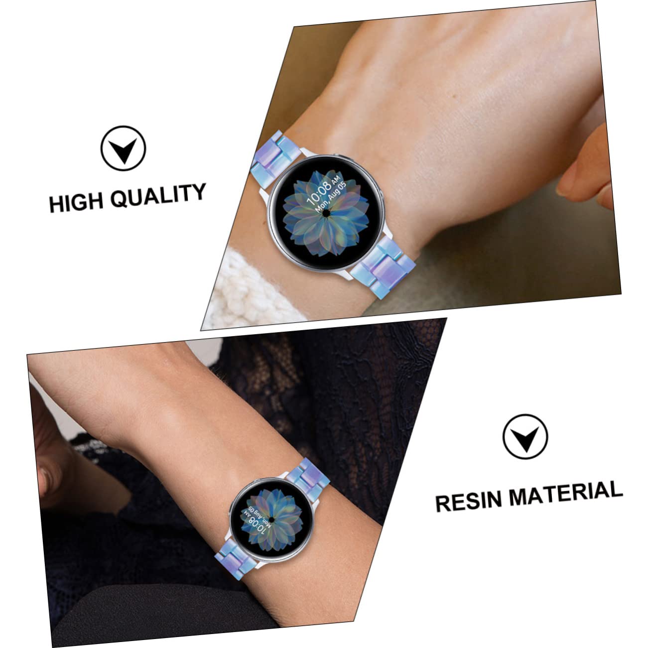 Hemobllo 3 Stk Armband Smartwatches Für Frauen Uhr Passen -bands Modeuhren Für Damen Reloj Inteligente Para Mujer Lite-bands Uhrengürtel Aus Nylon Ladegerät Fräulein Harz Zubehör