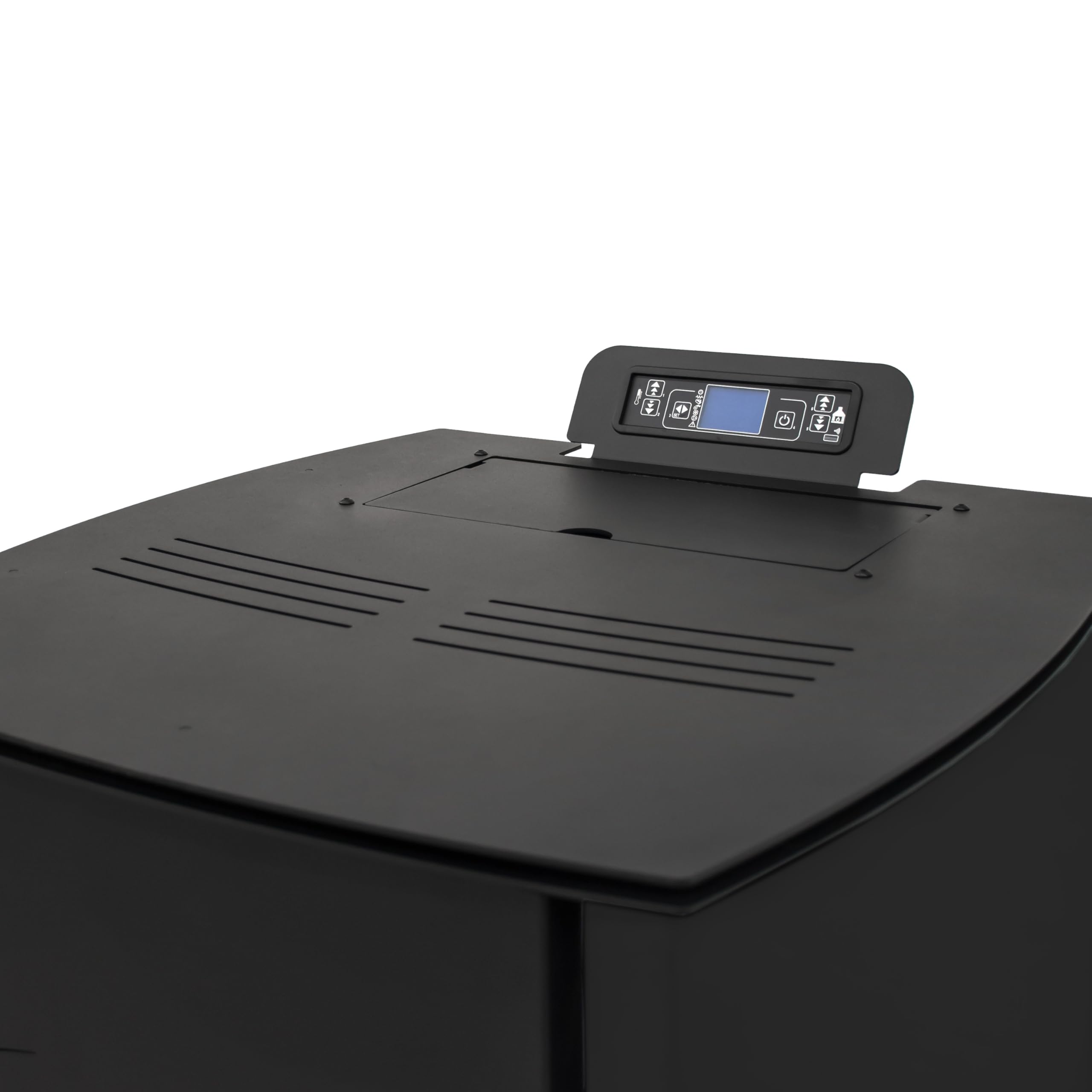STUFE A PELLET ITALIA Asia 22 Kw – Estufa de pellets Hydro Eficacia 89% Calentadora 140 m² Autonomía 22 H programable 5 velocidades y potencias, garantía de 24 meses, color negro