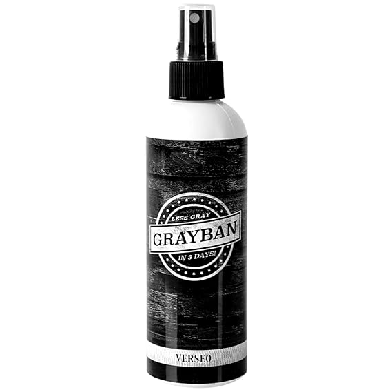 Verseo Grayban Hairspray Color Restorer for Gray Hair, NonDye Color Restoring