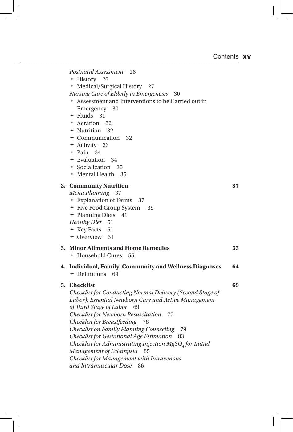 Handbook of Community Health Nursing 2