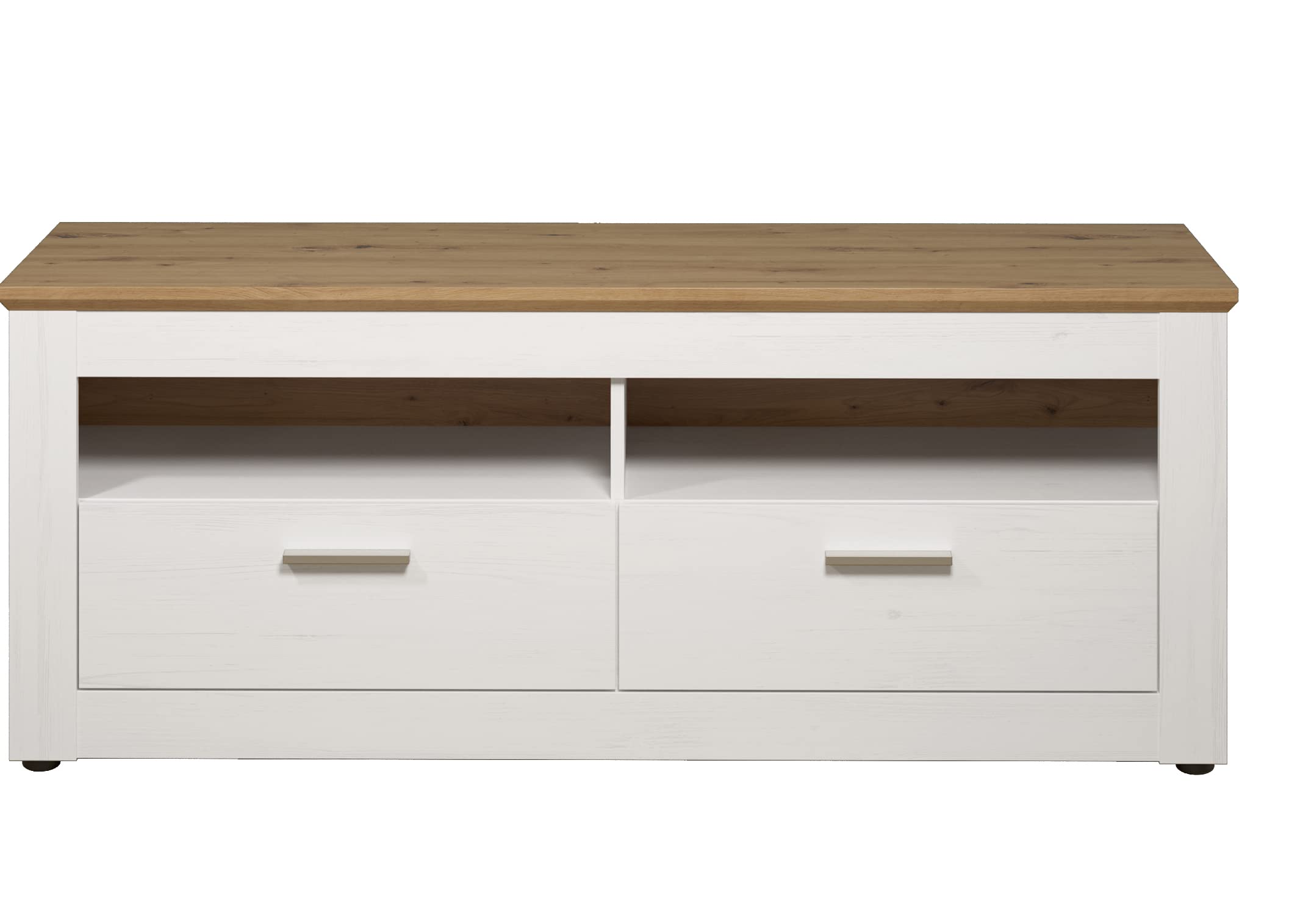 mobile tv cabinet andersen pine white 148 x 59 x 45 cm