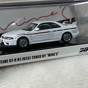 マインズ GTR R33 R34 スカイライン ミニカー Amazon | イノモデル1/64日産スカイラインGT-R R33 N1 マインズ