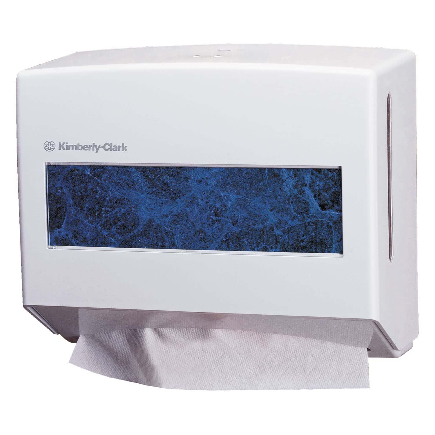 Kimberly-Clark Professional Universal Folded Towel Dispenser (09217), White, Compact, Front Window, 10.75"x9.0"x4.75" (Qty 1)