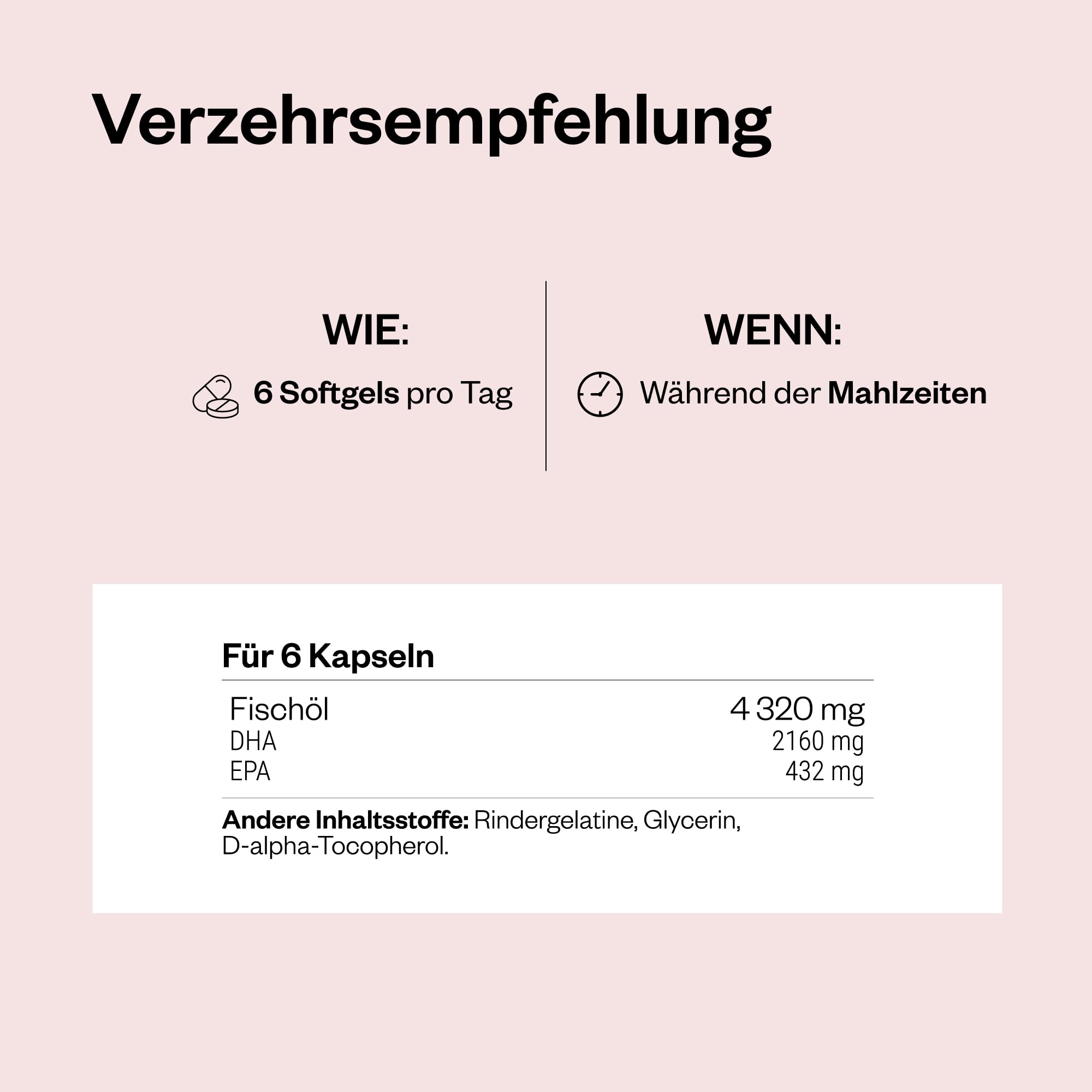 Super DHA - Herz und Gehirn - Docosahexaensäure - Eicosapentaensäure - Natürliche Omega-3-Formel - Nachhaltiger Fischfang - GVO-frei - Supersmart