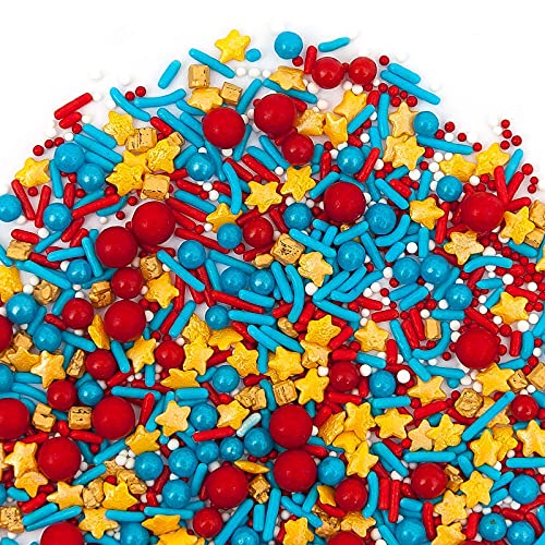 Sweets Indeed Sprinkles, Edible Sprinkle Mix, Perfect For Cake Decorations, Baking, Ice Cream, Cookies, Cupcake Topper (Marvelous) #TOP4
