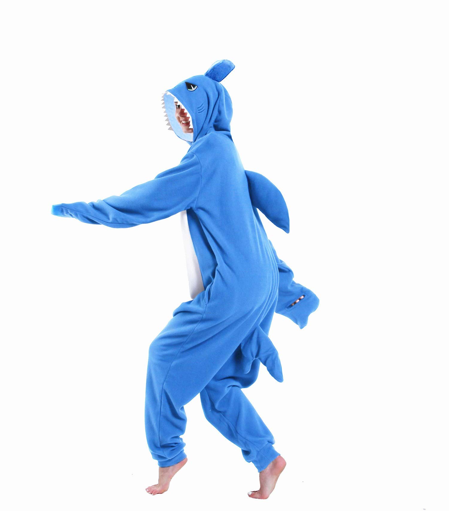 Dressfan Unisex Cartoon Animal Dark Blue Shark One