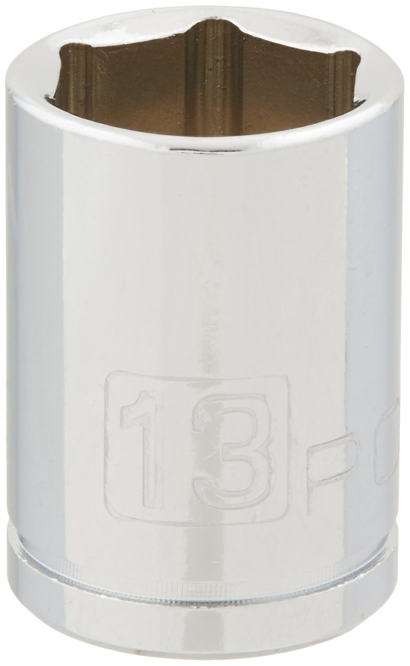 Powerbuilt 648290 1/4" Dr. 6 Pt. Metric Standard Socket, 13mm