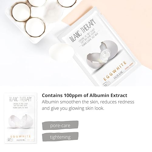 Miniatura 4 de Láminas de esencia facial para terapia facial de Ballon Blanc, set variado de esencias de cuidado coreano de la piel