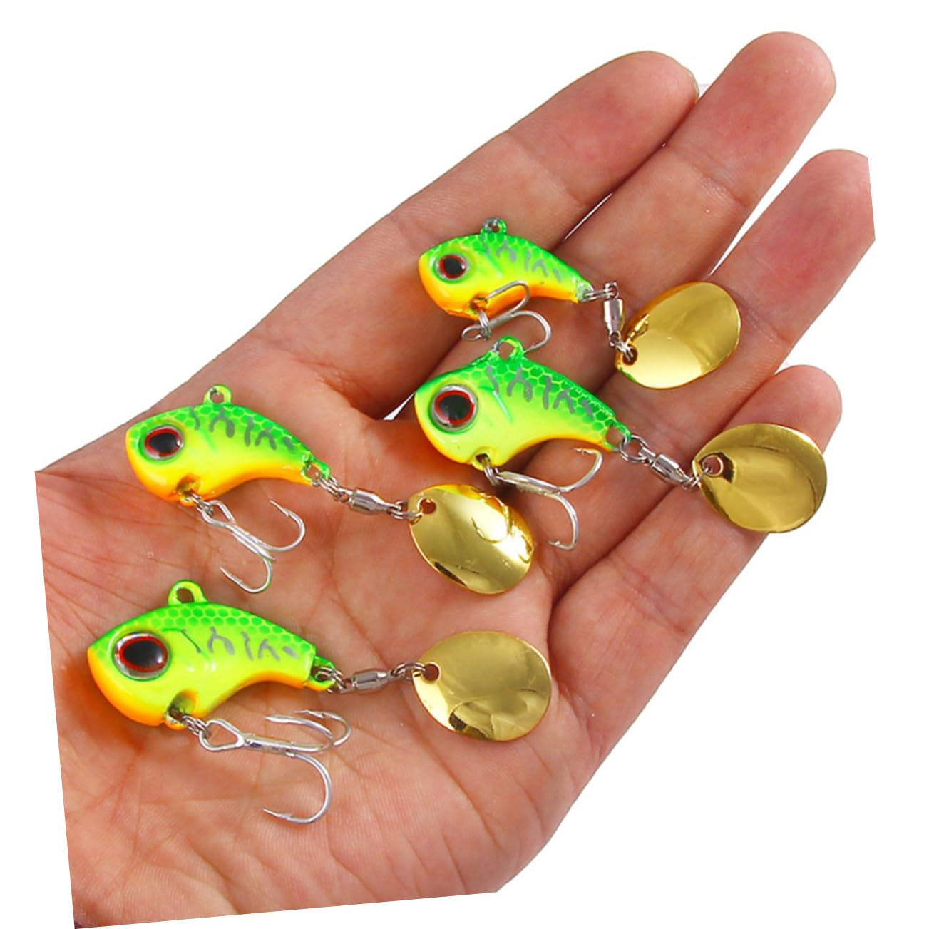 Supvox 18 STK nützlicher Angelköder Harte Bassköder lebensechte Angelköder Harte Köder Angelausrüstung Bass lockt für einen Angler fischköder Anglerbedarf Angelzubehör