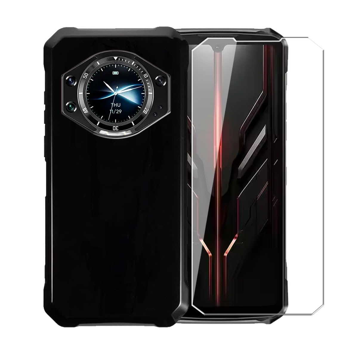 For Doogee S119 (6.72") Case, Soft Silicone Bumper - View #9