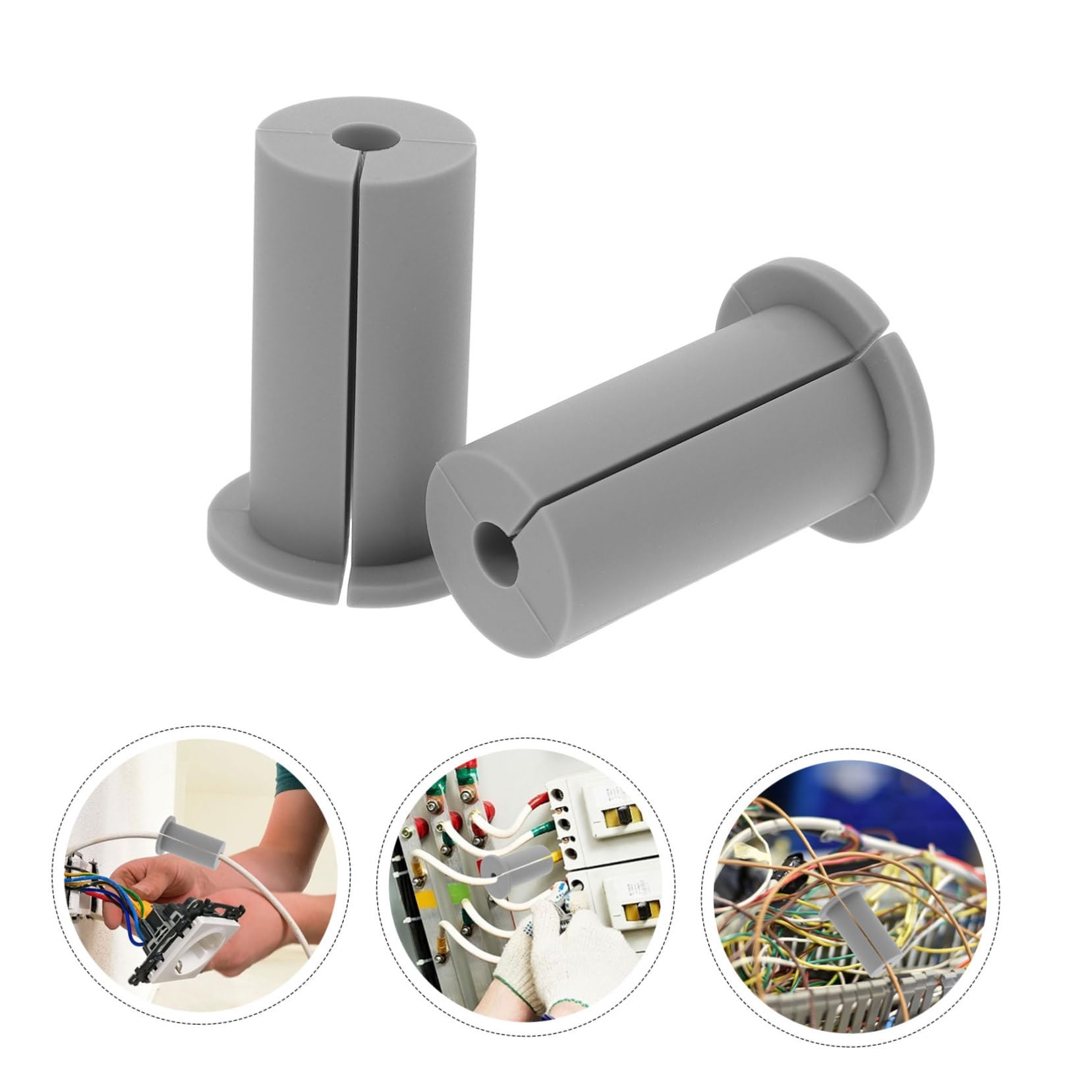 OSALADI 8stücke Grommet Für Kabelschutz Kabelschlauch Für Wanddurchführungen Langlebig Und Flexibel Für -Kabel