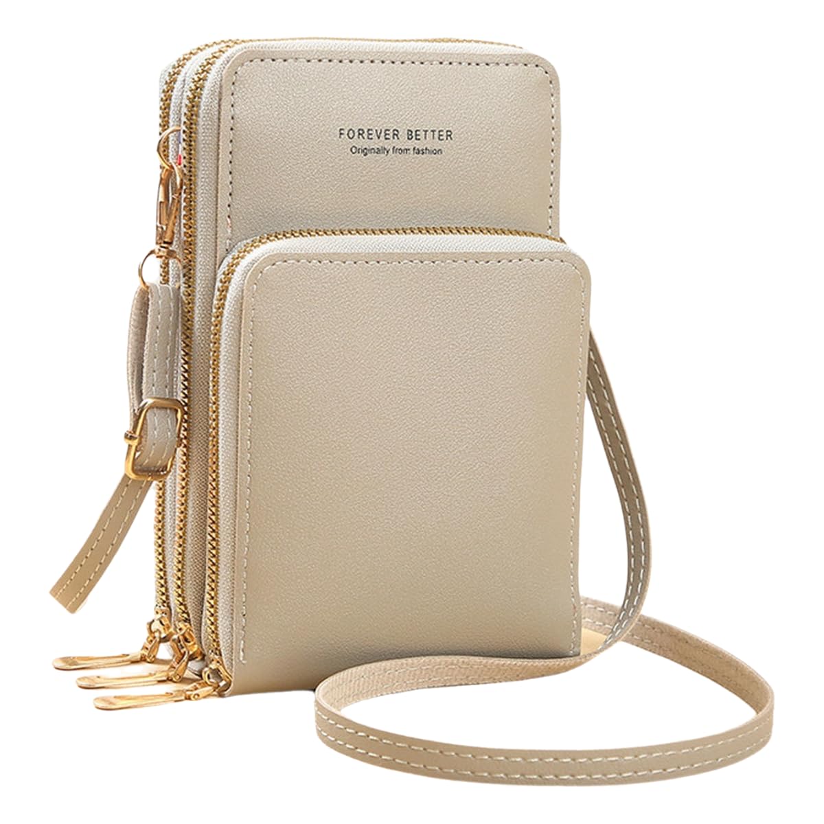 CMLDJBD Women's Bags Small Crossbody Cell Phone Bag For Women, Mini Over Shoulder Handbag Purse With Credit Card Slots-grey