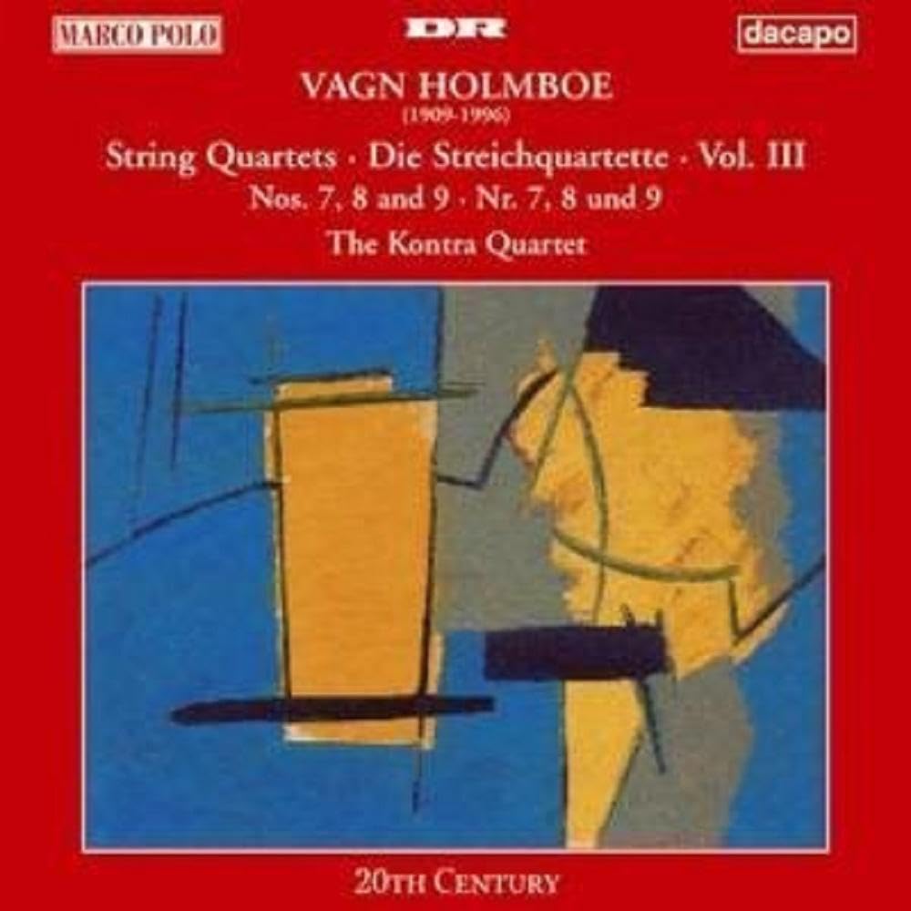 HOLMBOE: String Quartets Vol.3