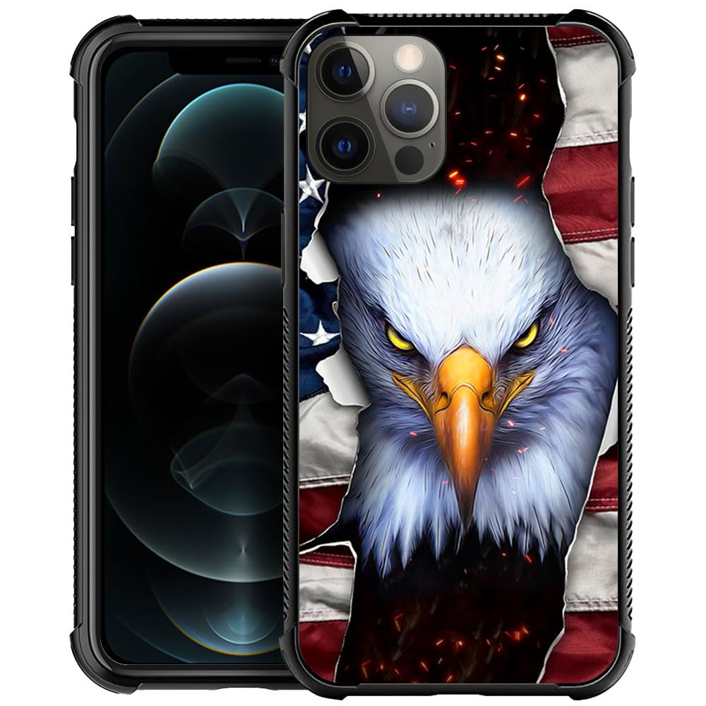 DJSOK Compatible with iPhone 12 Pro Max Case，Design Pattern Back Bumper Anti Scratch Reinforced Corners Soft TPU Caver,Cases for Men Women-Classic