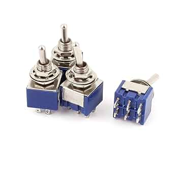 【mimi】Switch Switch Rocker Switch 4 PCS,3/4 Pin,Mini Rocker Switch Button