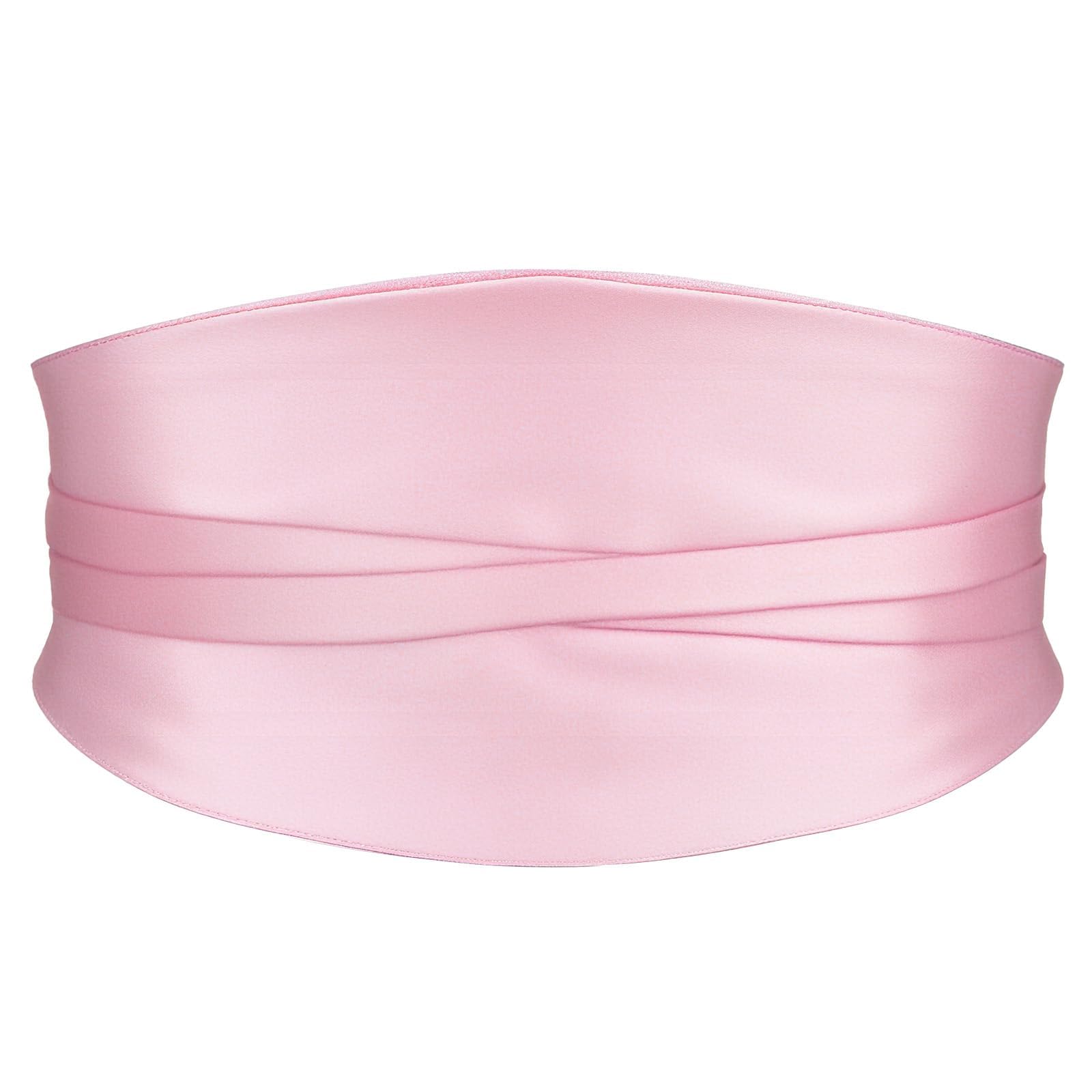 SUOSDEY Satin breite Gürtel für Damen Kleider, Vintage Mode dehnbarer Taillengürtel elastischer Cinch Bund