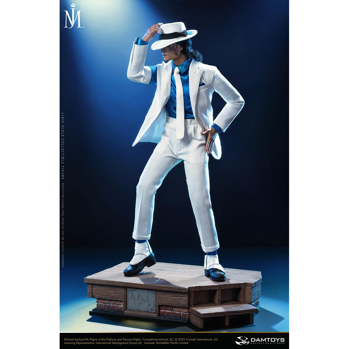 マイケル・ジャクソン フィギュア マイクスタンド付き MICHAEL JACKSON マイケルジャクソン - Smooth Criminal 1:3 Scale