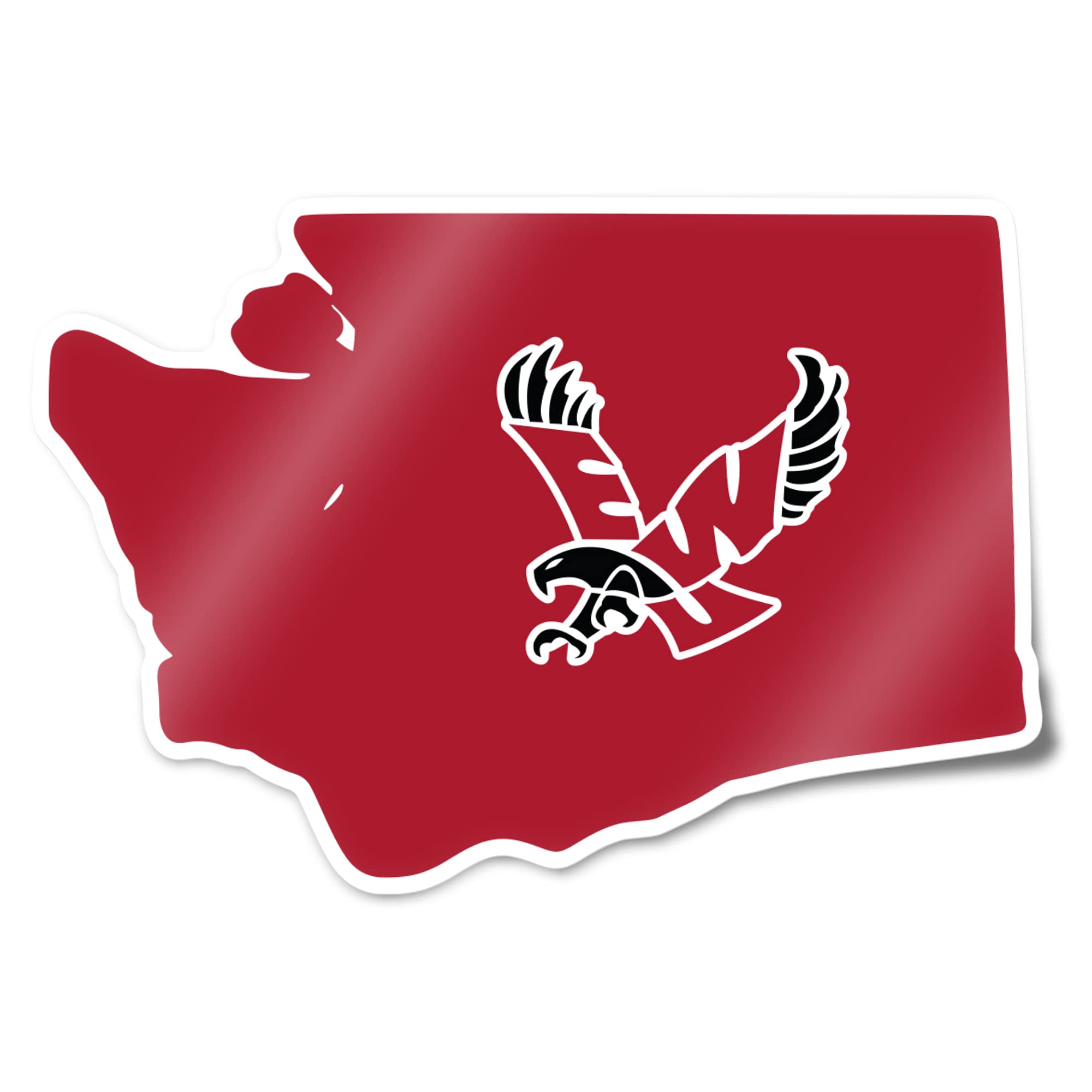 Amazon.com: Eastern Washington University EWU Eagles Vinyl Decal Laptop  Water Bottle Car Scrapbook (State Border Sticker) : Sports & Outdoors
